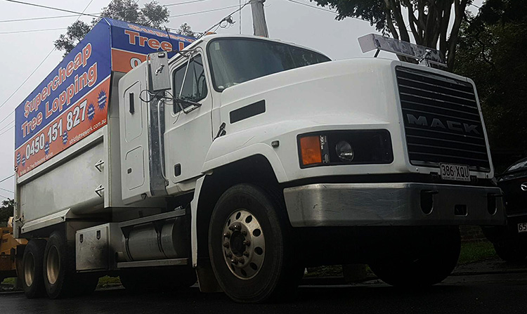 tree lopping truck